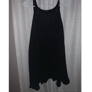 Black Cold Shoulder Sweater